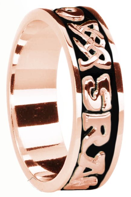 Ladies Rose Gold & Black Rhodium  