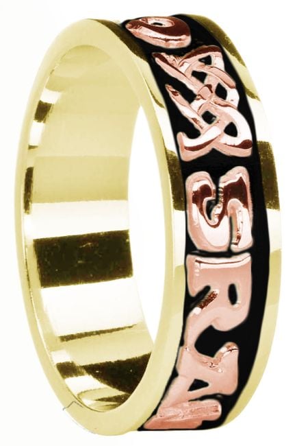 Ladies Yellow and Rose Gold & Black Rhodium  