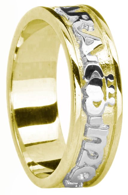 Ladies 14K Yellow & White Gold Silver 