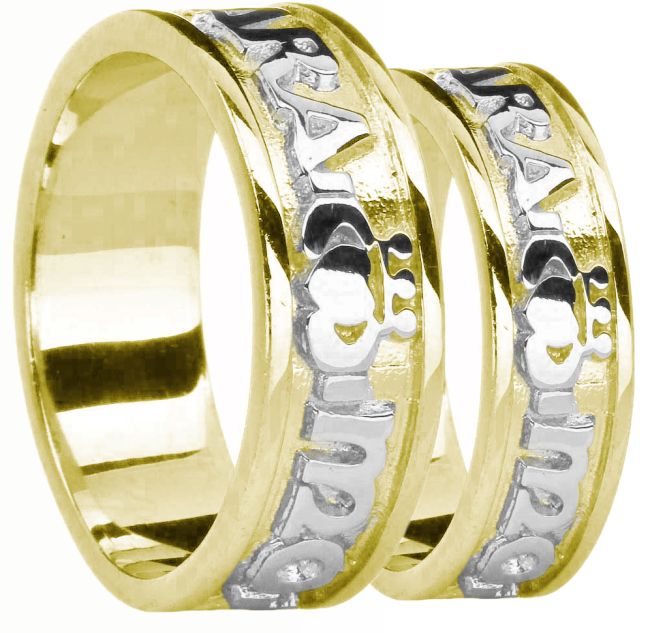 14K Yellow & White Gold Silver 