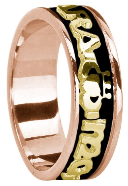 Ladies Rose & Yellow Gold & Black Rhodium  