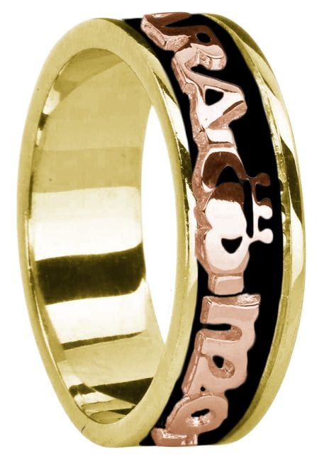 Ladies Yellow and Rose Gold & Black Rhodium  