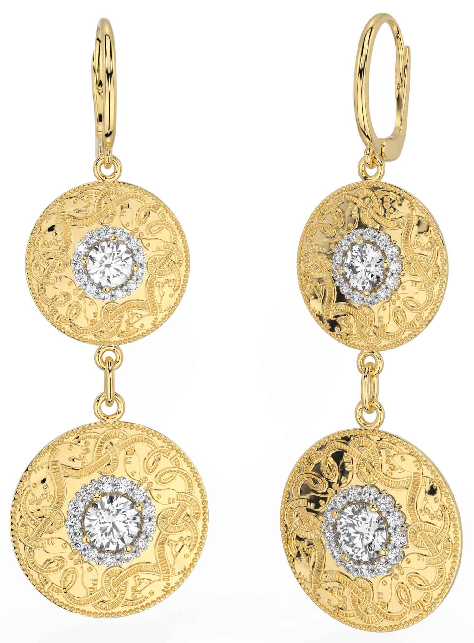 Celtic warrior deals earrings