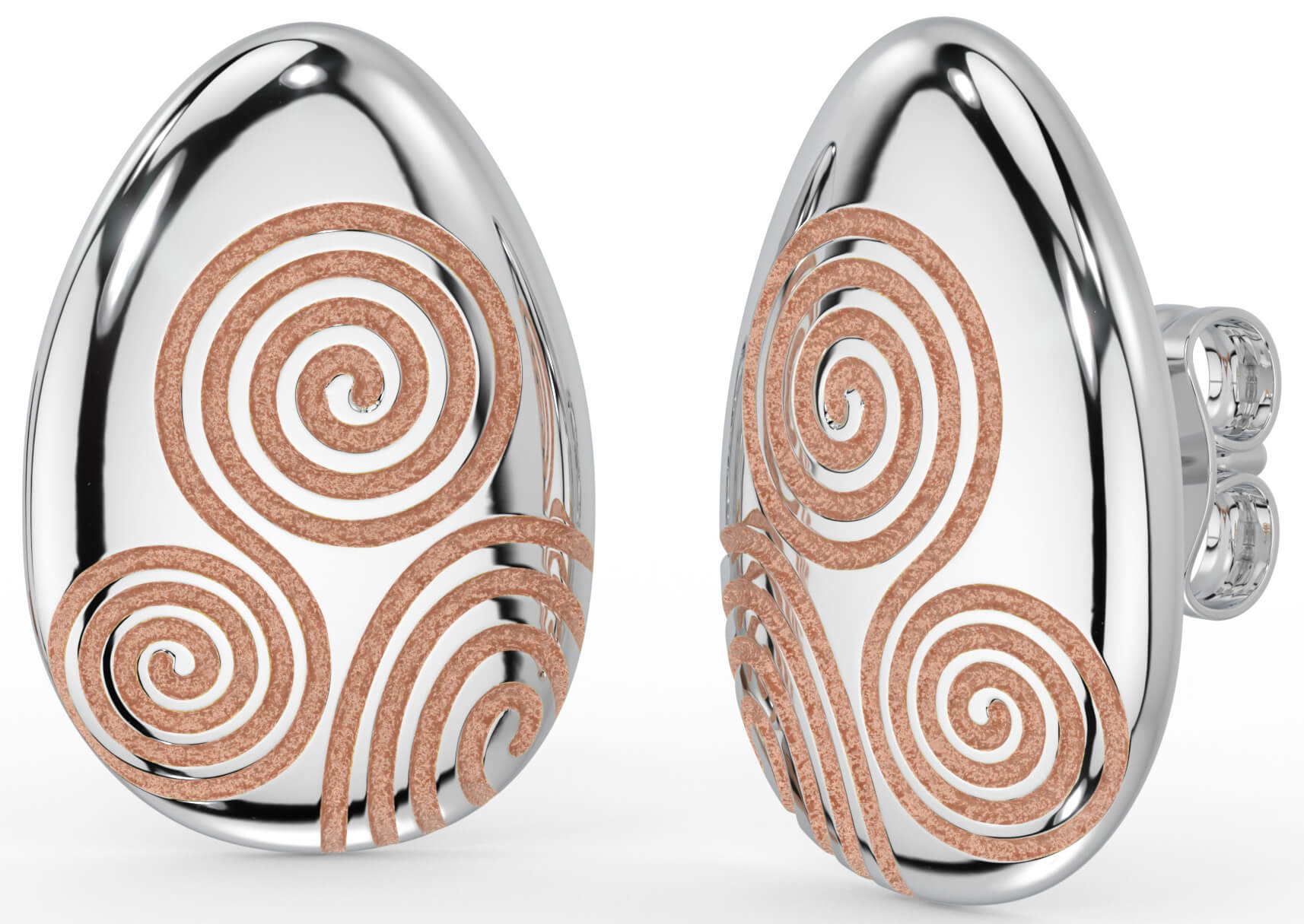 Celtic spiral earrings shop