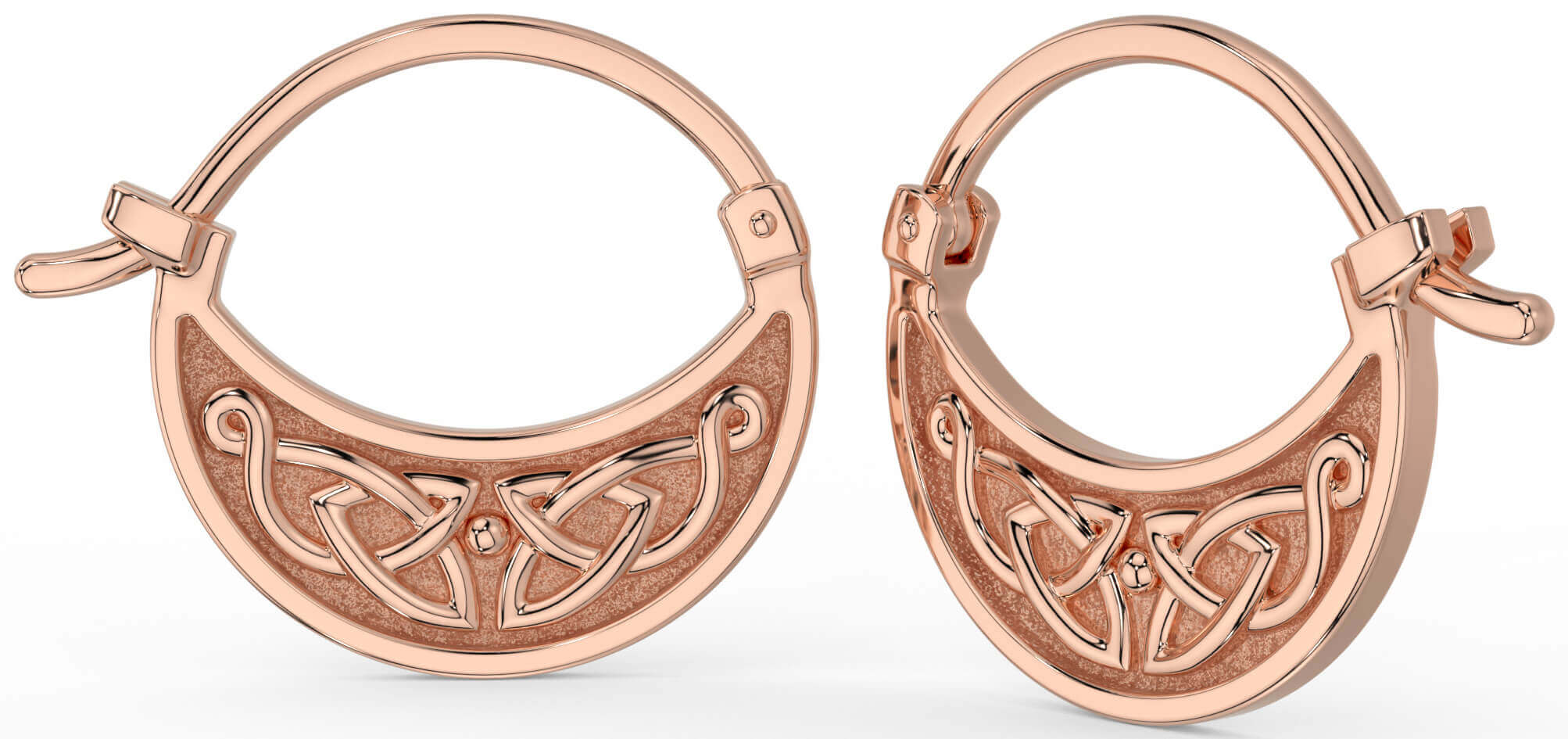 Celtic discount hoop earrings