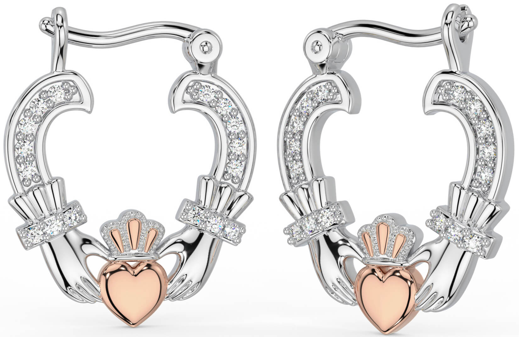 Claddagh earrings shop