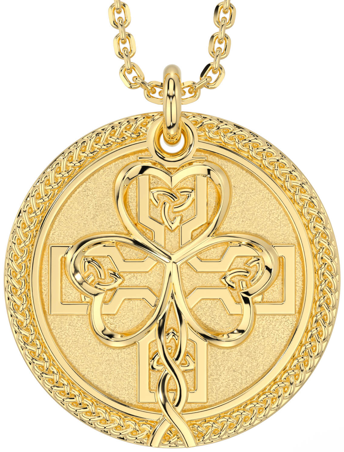 Shamrock necklace mens shop