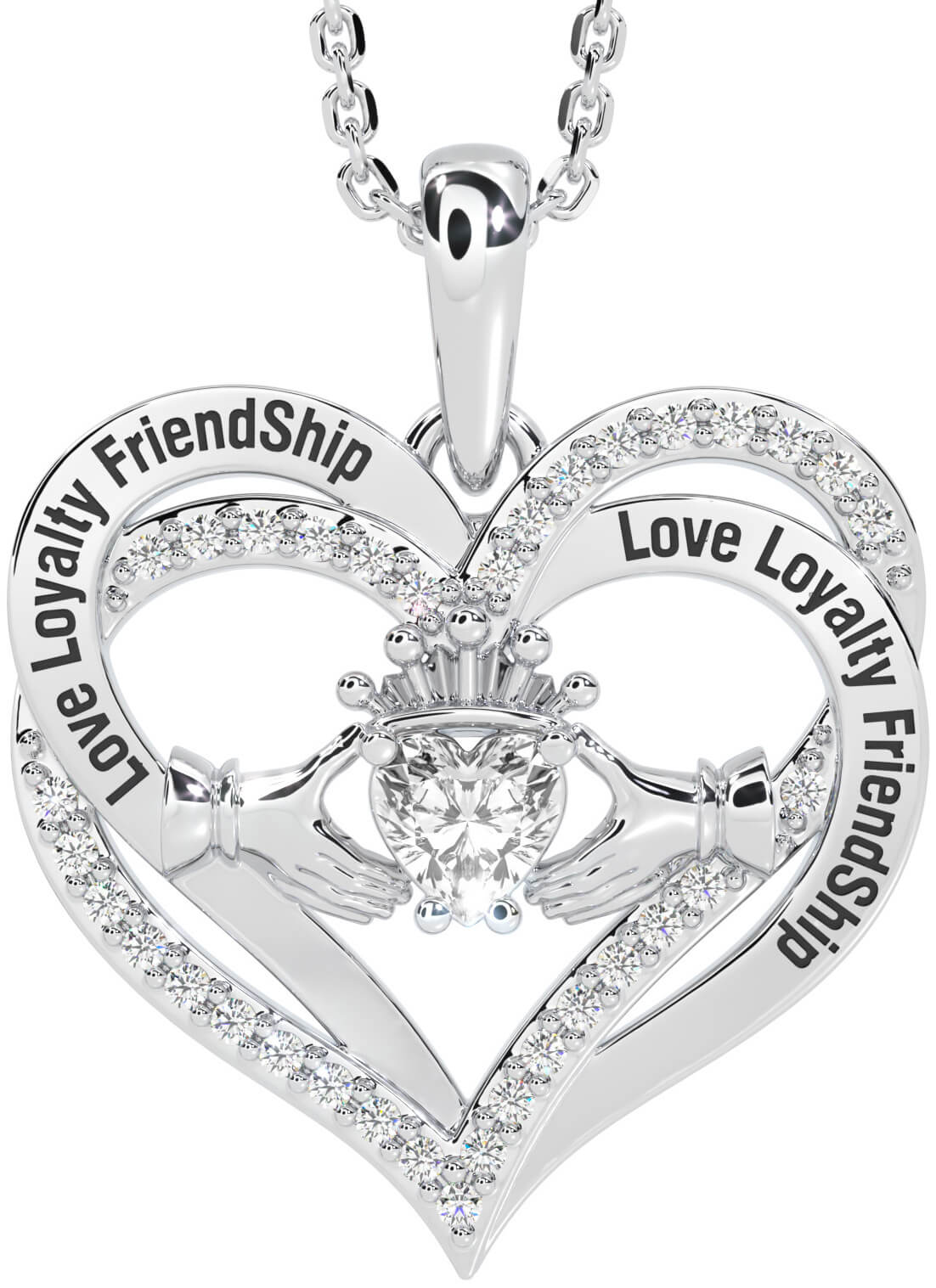 Irish sales heart necklace