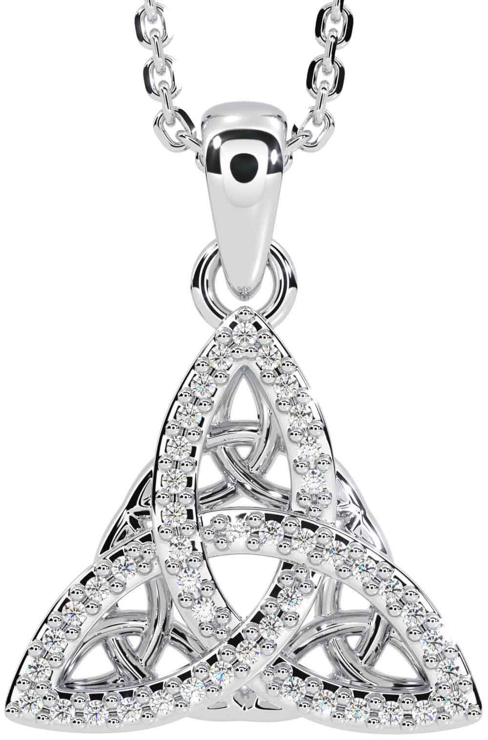 Trinity knot pendant silver on sale