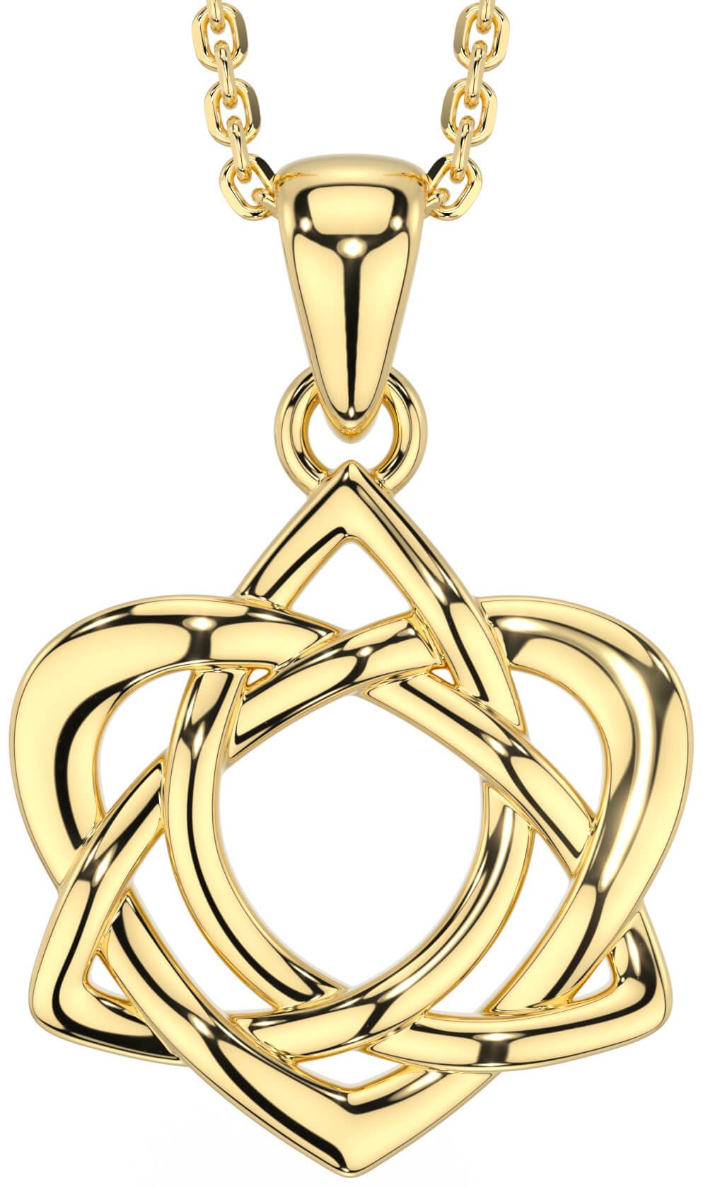 Mens celtic trinity sales knot necklace