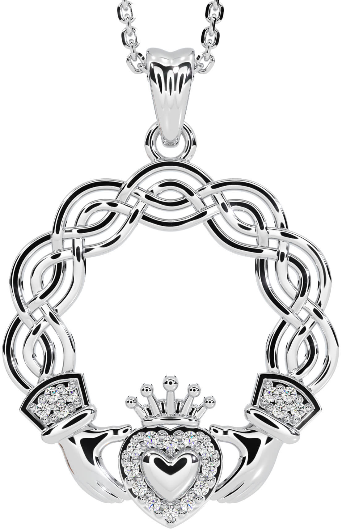 Celtic clearance claddagh necklace