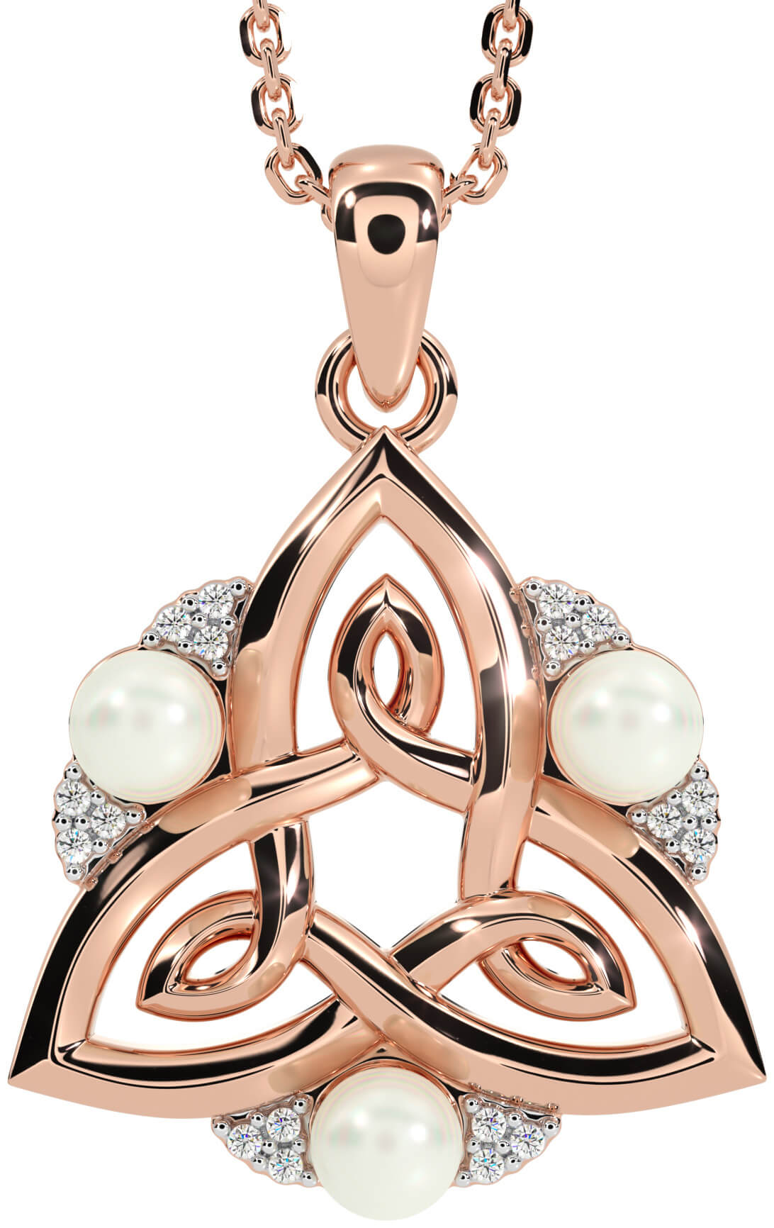 Celtic pearl cheap necklace