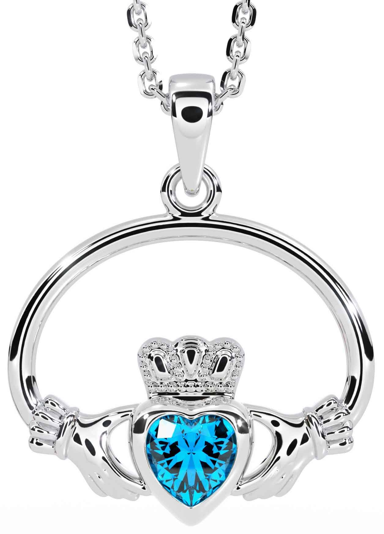 Claddagh necklace hot sale