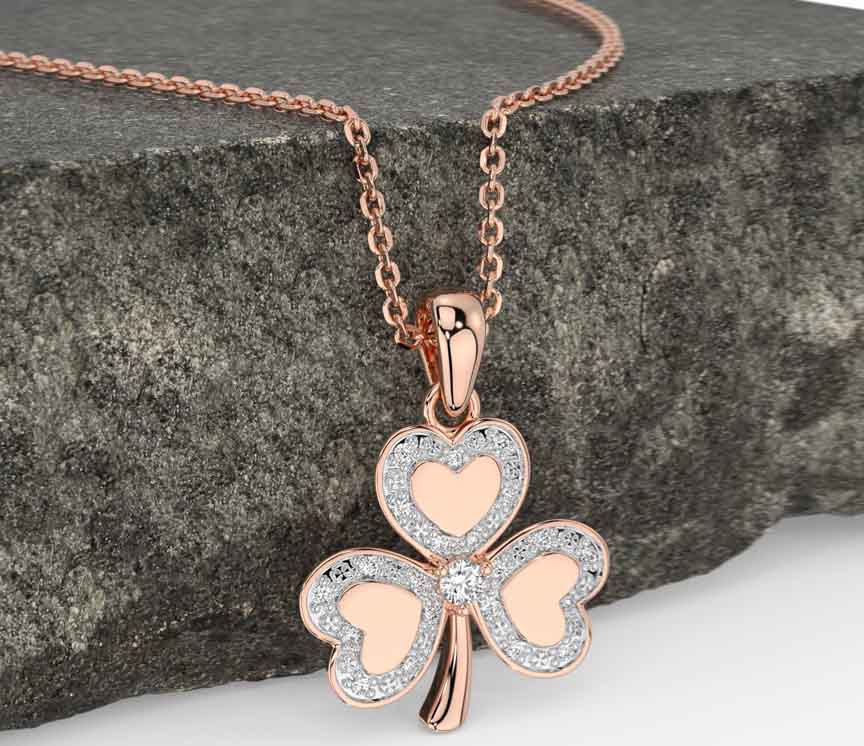 Trinity and co shamrock on sale necklace