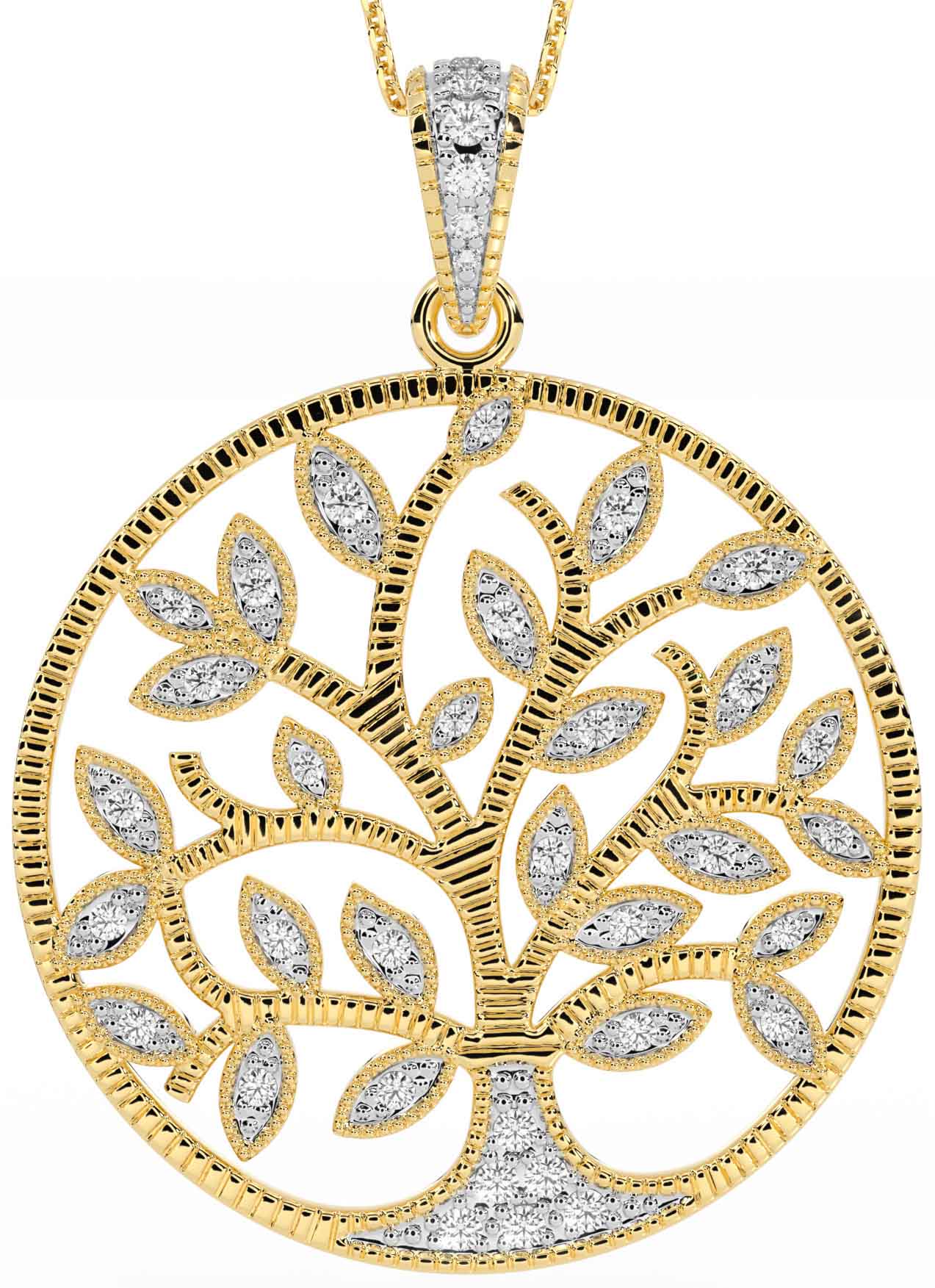 Tree of life diamond necklace sale