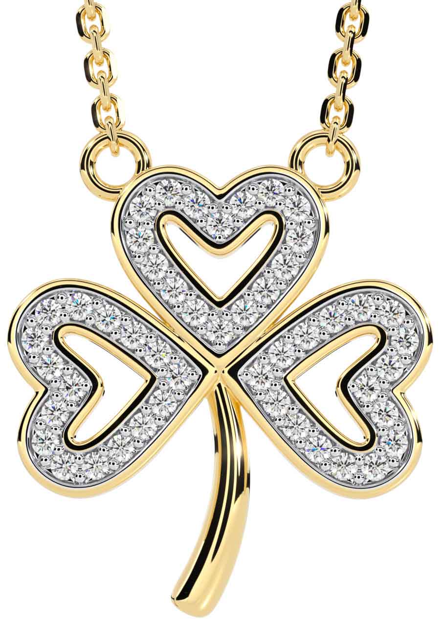 Diamond shamrock outlet pendant