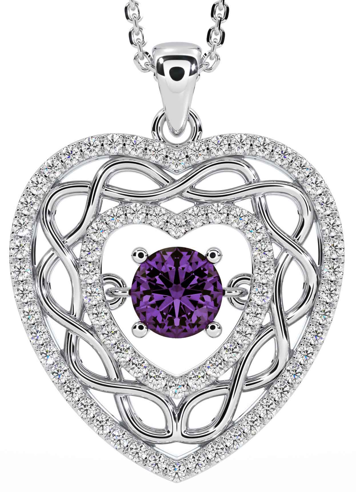 Alexandrite necklace hotsell white gold