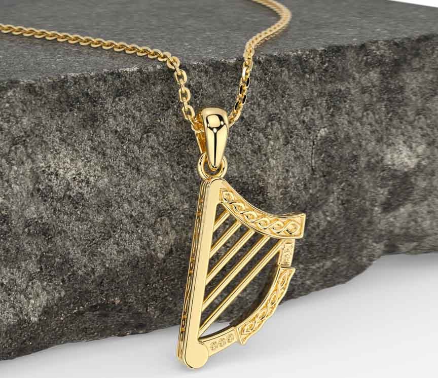 Irish store harp jewelry