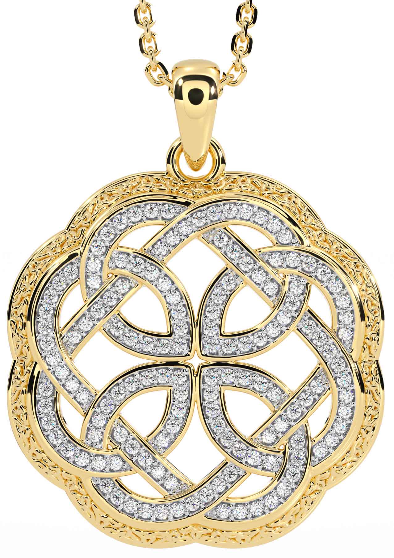 Celtic new arrivals gold necklace