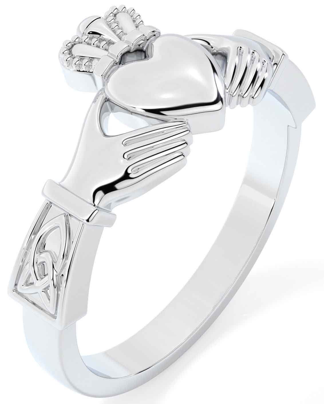 Trinity and co claddagh ring top