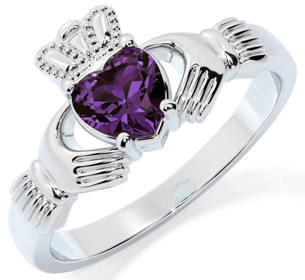Alexandrite claddagh ring shop