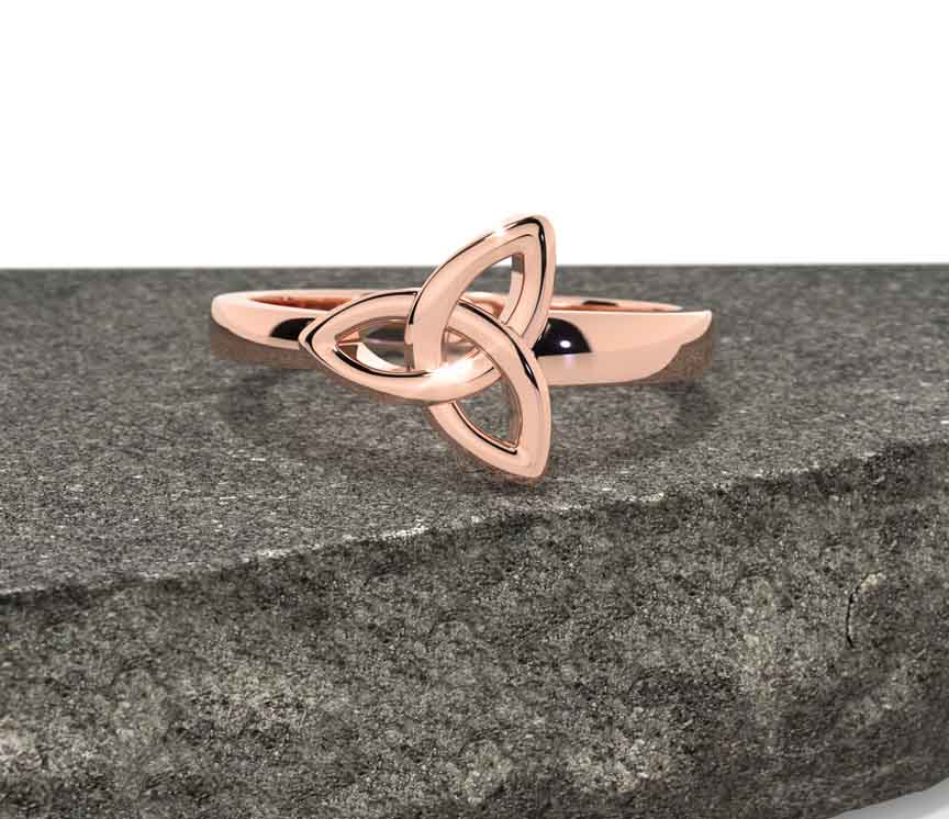 Knot ring new arrivals rose gold