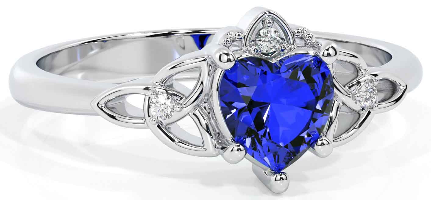Fairy Tale Pastel Sapphire Engagement Ring