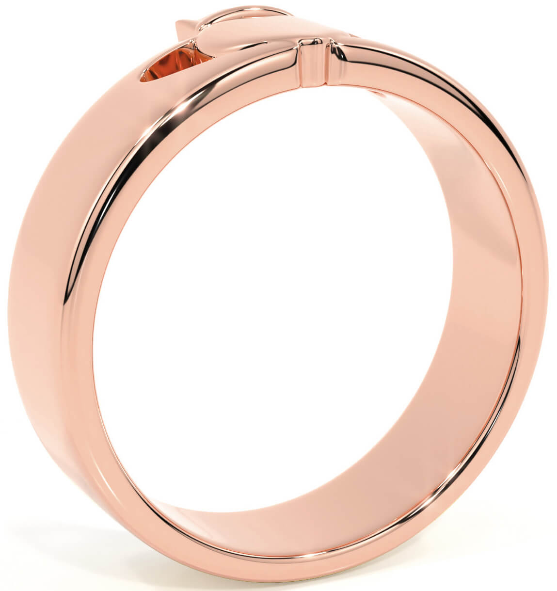 Copper cheap claddagh ring