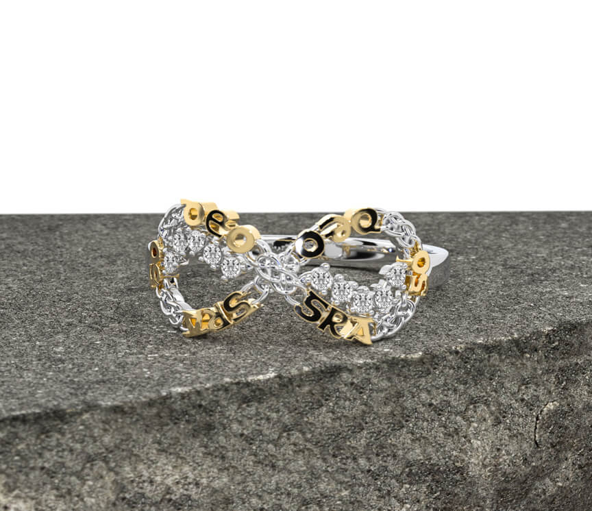 Irish infinity ring top