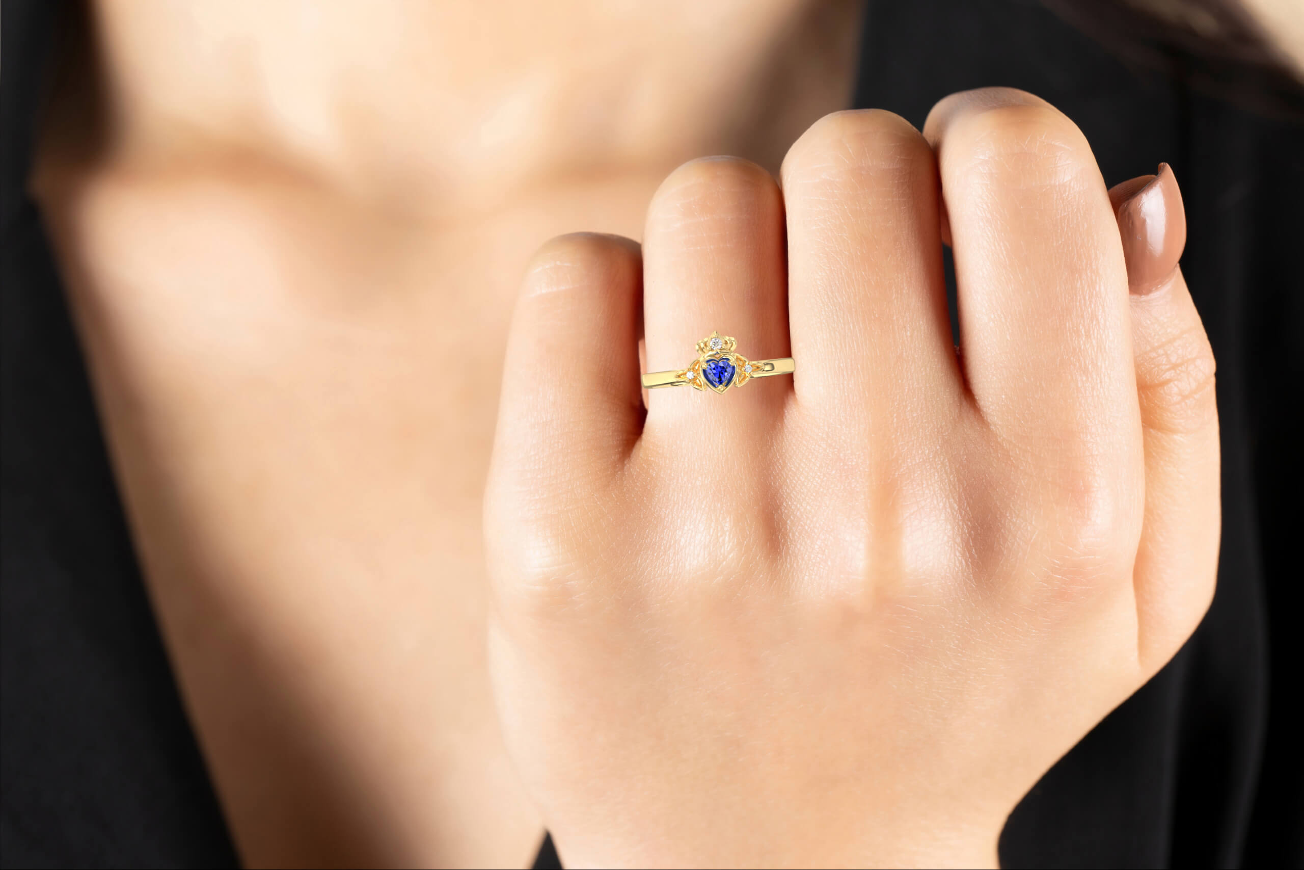 Celtic sapphire ring online