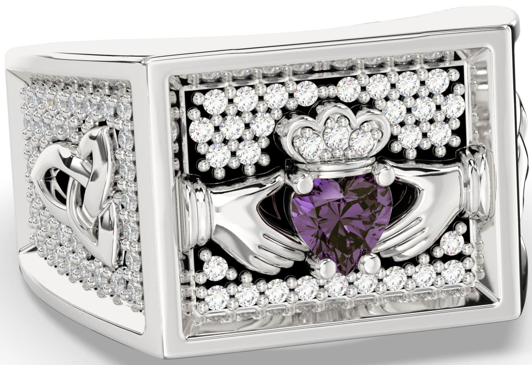 Alexandrite celtic ring sale