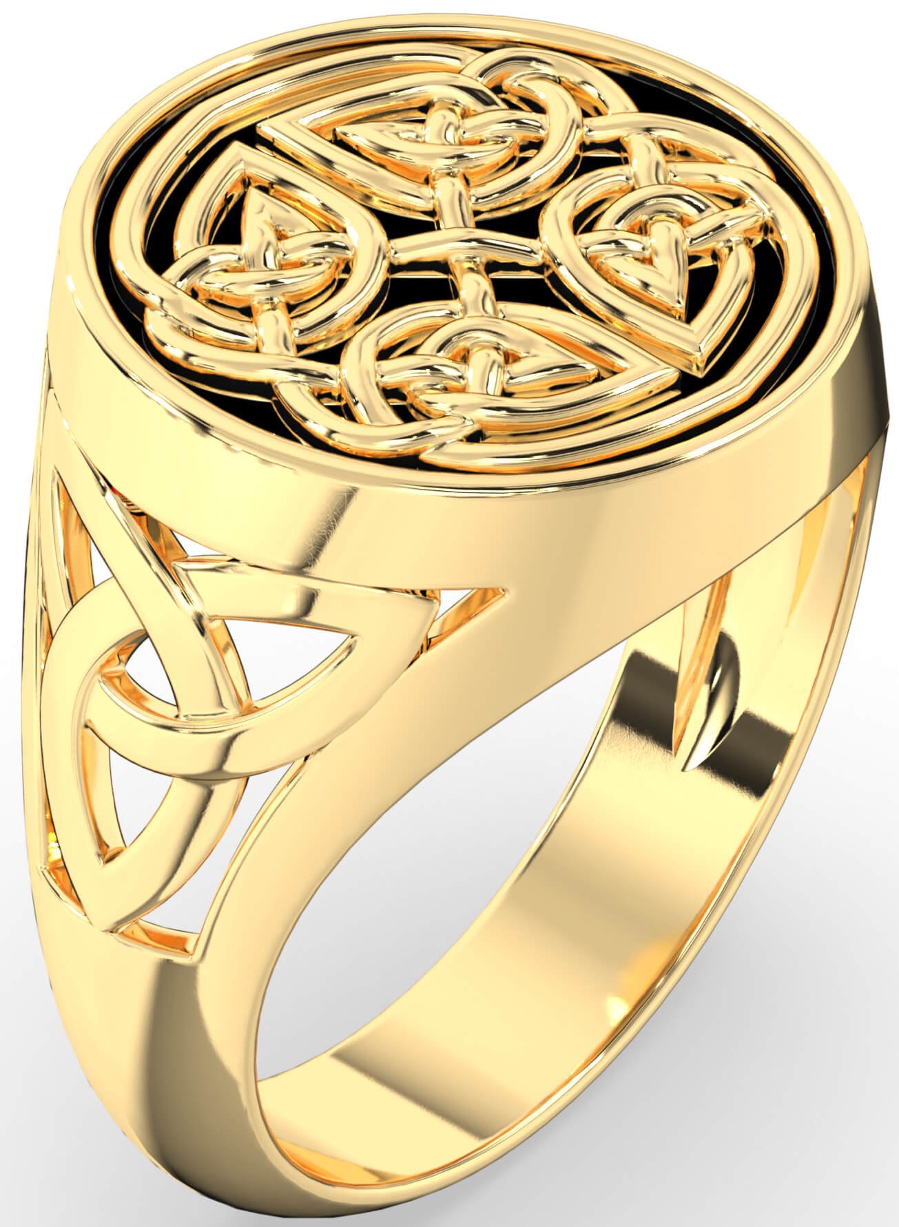 Men's trinity knot wedding bands 2025